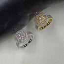 NAFJ Gold \ Silver Plated American Diamond Rings (1 Piece Only)