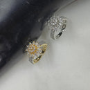 NAFJ Gold \ Silver Plated American Diamond Rings (1 Piece Only)