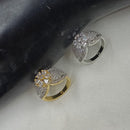 NAFJ Gold \ Silver Plated American Diamond Rings (1 Piece Only)