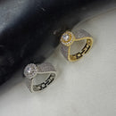 NAFJ Gold \ Silver Plated American Diamond Rings (1 Piece Only)