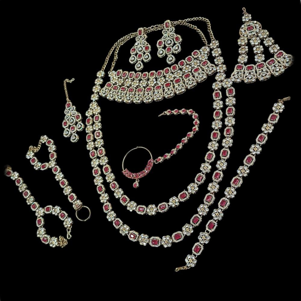 NAFJ Austrian Stone Bridal Set