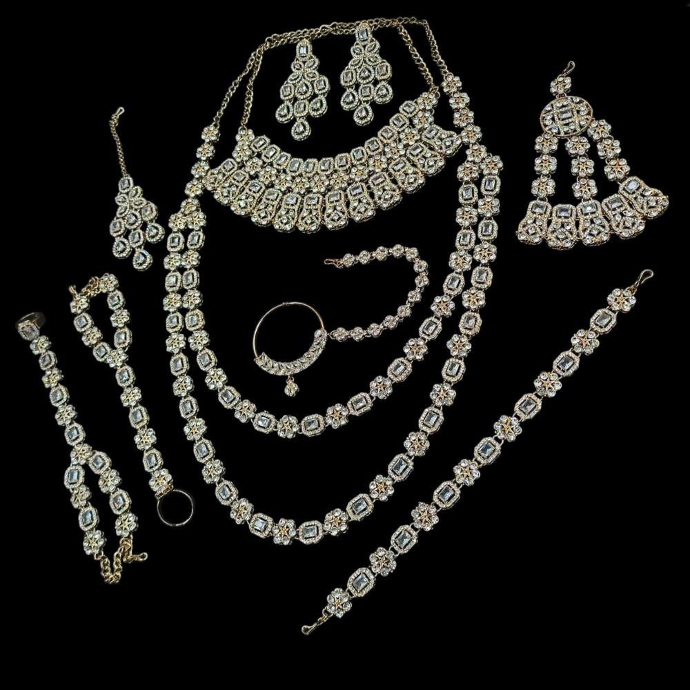 NAFJ Austrian Stone Bridal Set