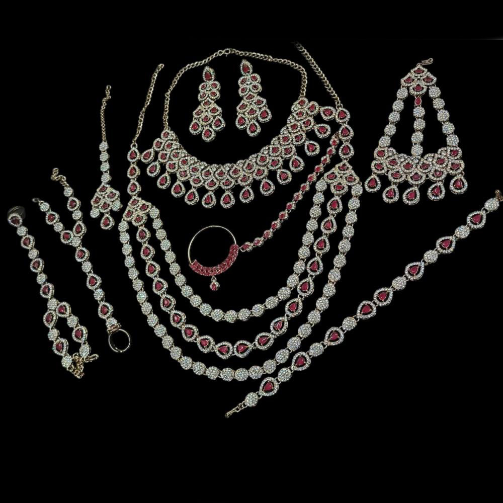 NAFJ Austrian Stone Bridal Set