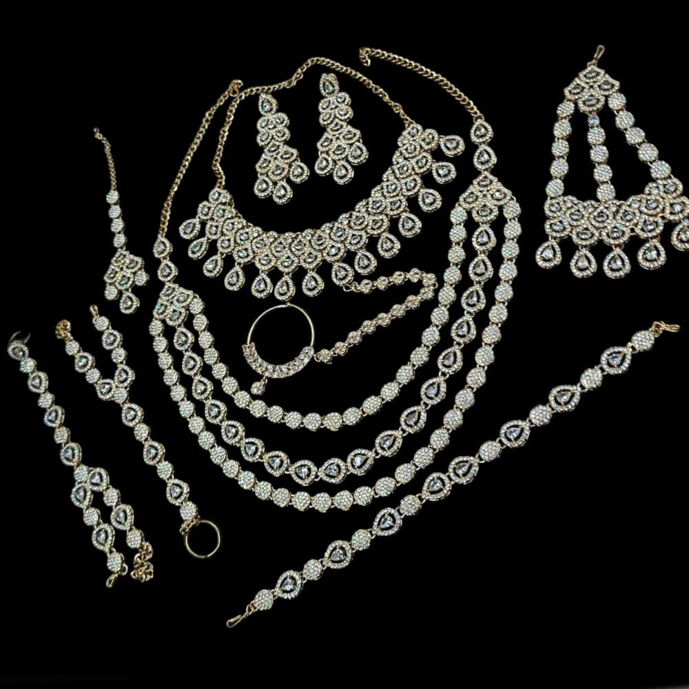 NAFJ Austrian Stone Bridal Set