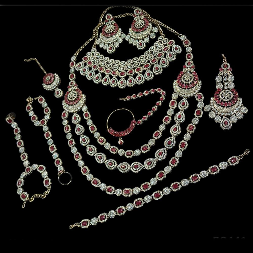 NAFJ Austrian Stone Bridal Set