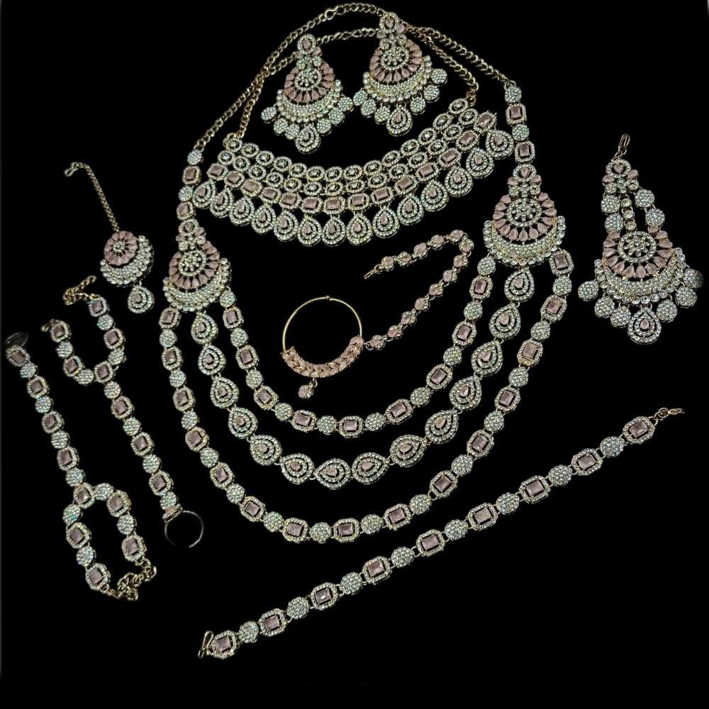 NAFJ Austrian Stone Bridal Set