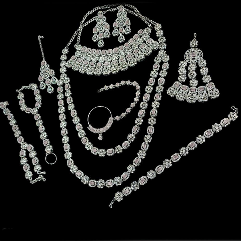 NAFJ Austrian Stone Bridal Set
