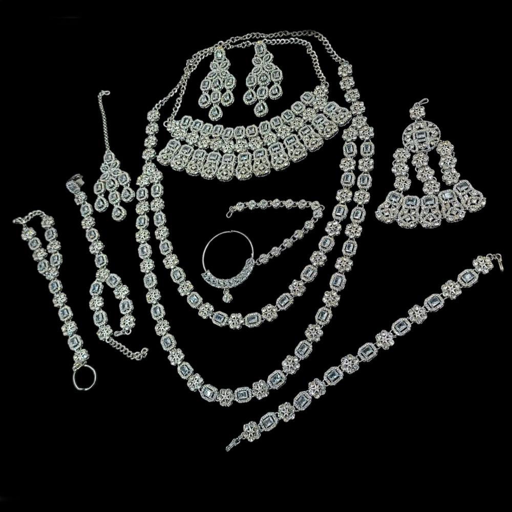 NAFJ Austrian Stone Bridal Set