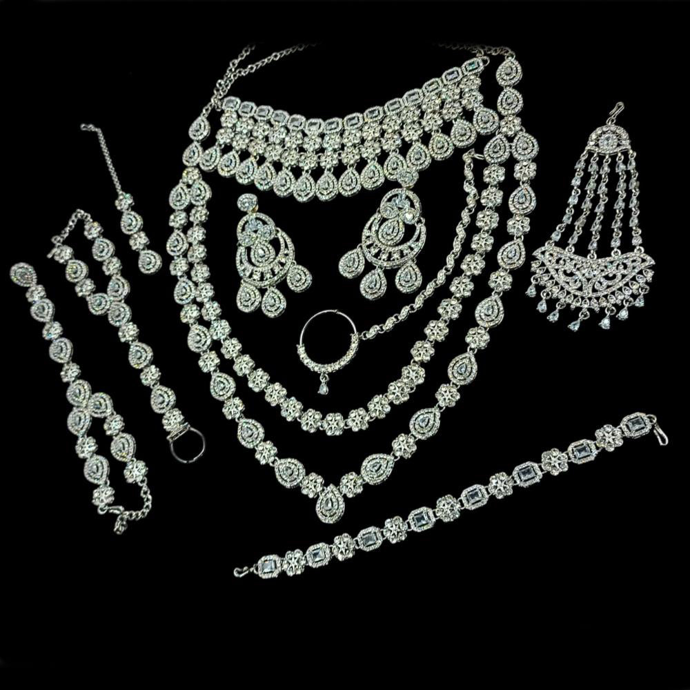 NAFJ Austrian Stone Bridal Set