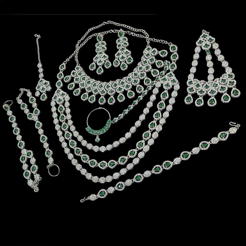 NAFJ Austrian Stone Bridal Set