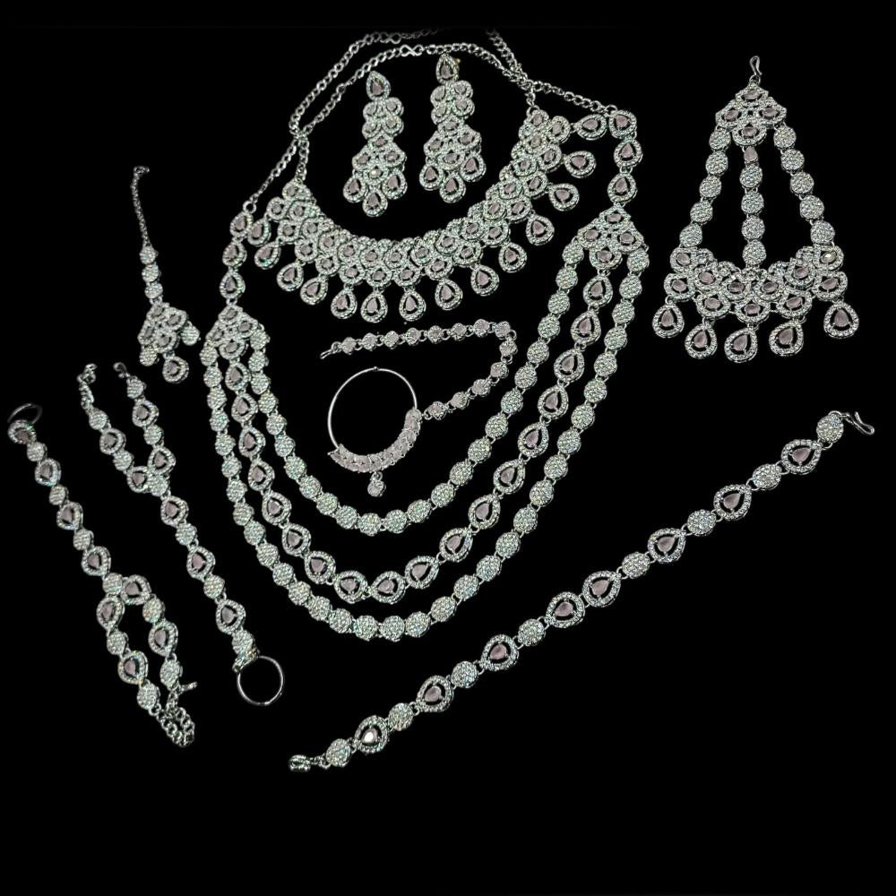 NAFJ Austrian Stone Bridal Set