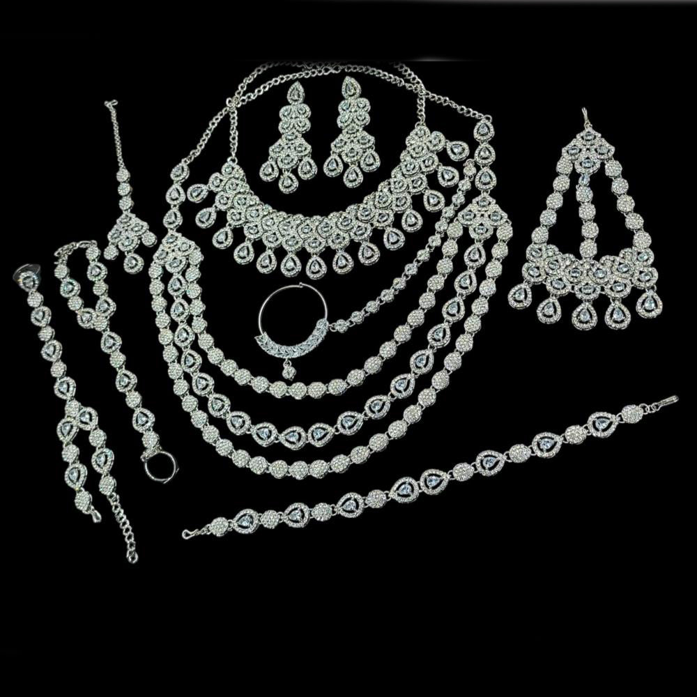 NAFJ Austrian Stone Bridal Set