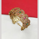 NAFJ Gold Plated American Diamond Adjustable  Bracelet 