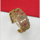 NAFJ Gold Plated American Diamond Adjustable  Bracelet 