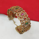 NAFJ Gold Plated American Diamond Adjustable  Bracelet 