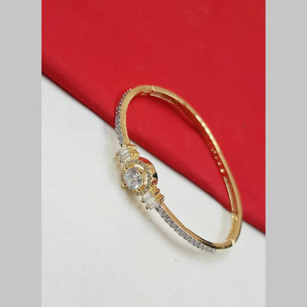 NAFJ Gold Plated Austrian Stone Openable Bracelet