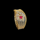 NAFJ Gold Plated American Daimonds Openable Bracelet