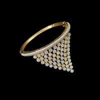 NAFJ Gold Plated American Daimonds  Bracelet
