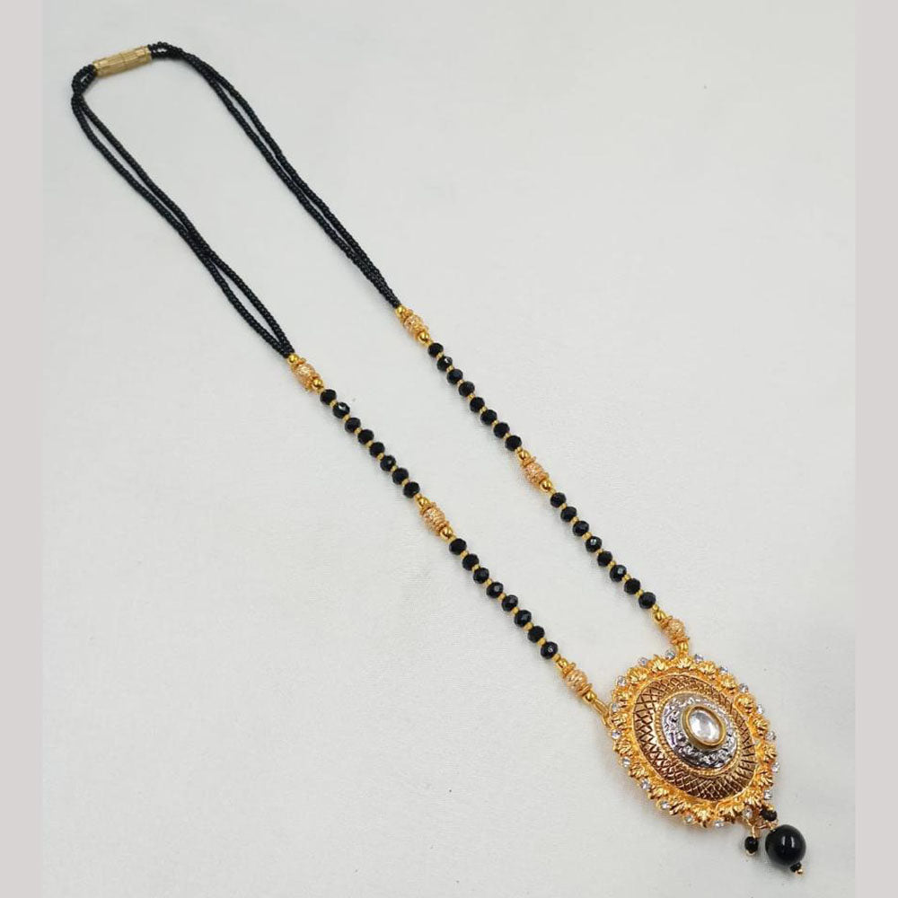NAFJ Gold Plated  Austrain Stone Mangalsutra