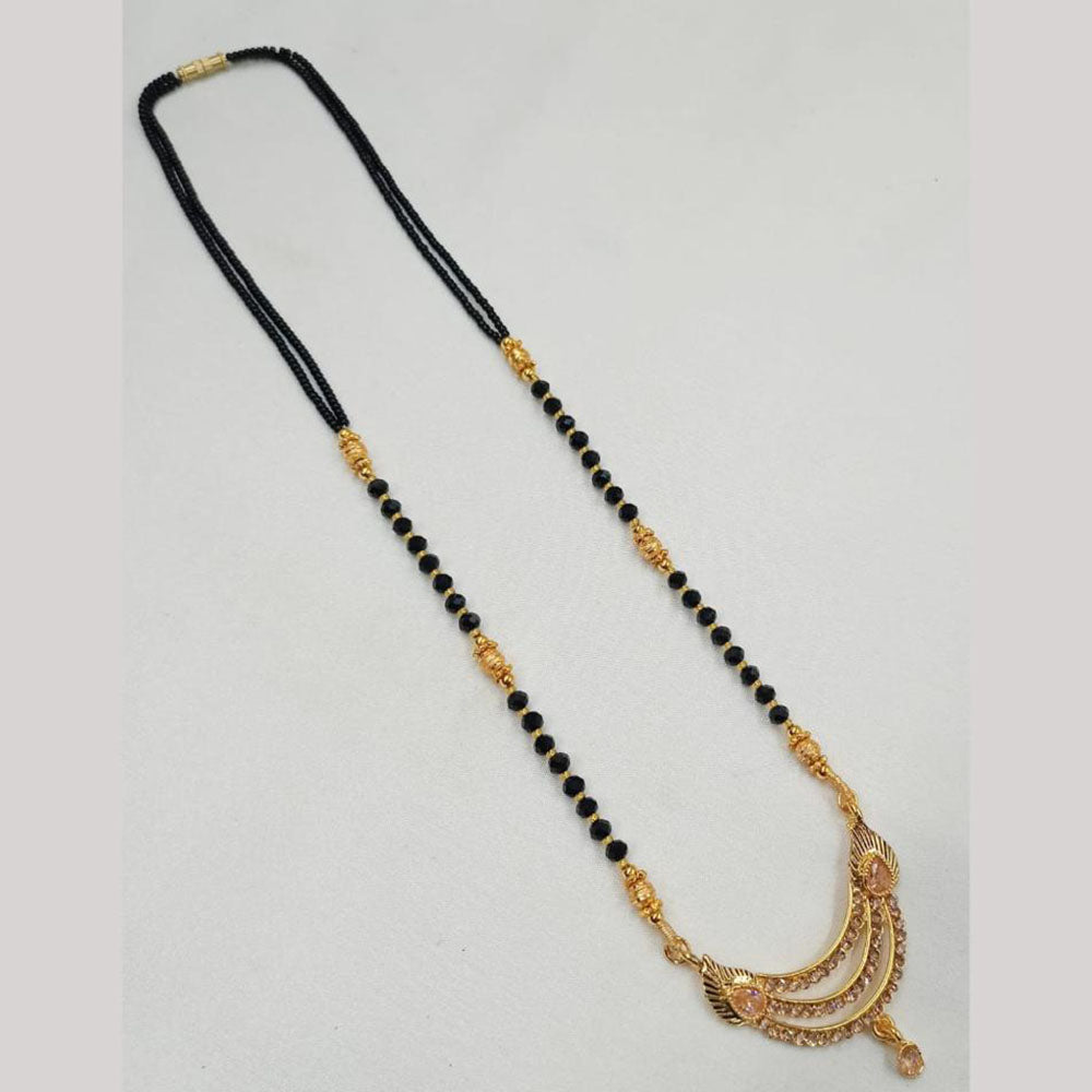 NAFJ Gold Plated  Austrain Stone Mangalsutra
