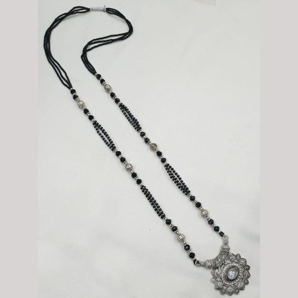 NAFJ Silver Plated Austrain Stone Mangalsutra