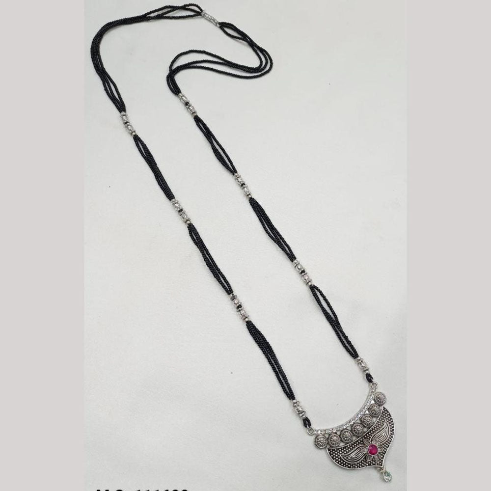 NAFJ Silver Plated Austrain Stone Mangalsutra