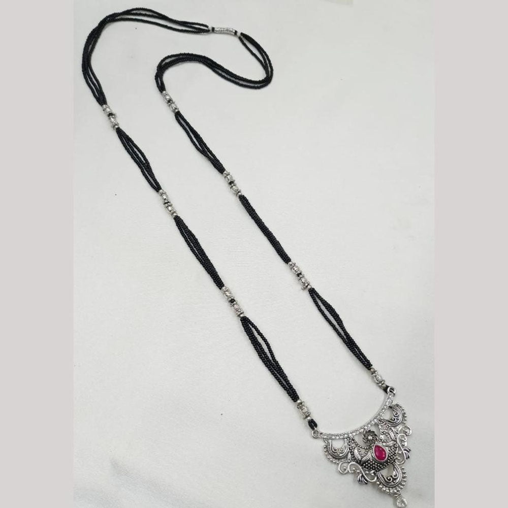 NAFJ Silver Plated Austrain Stone Mangalsutra