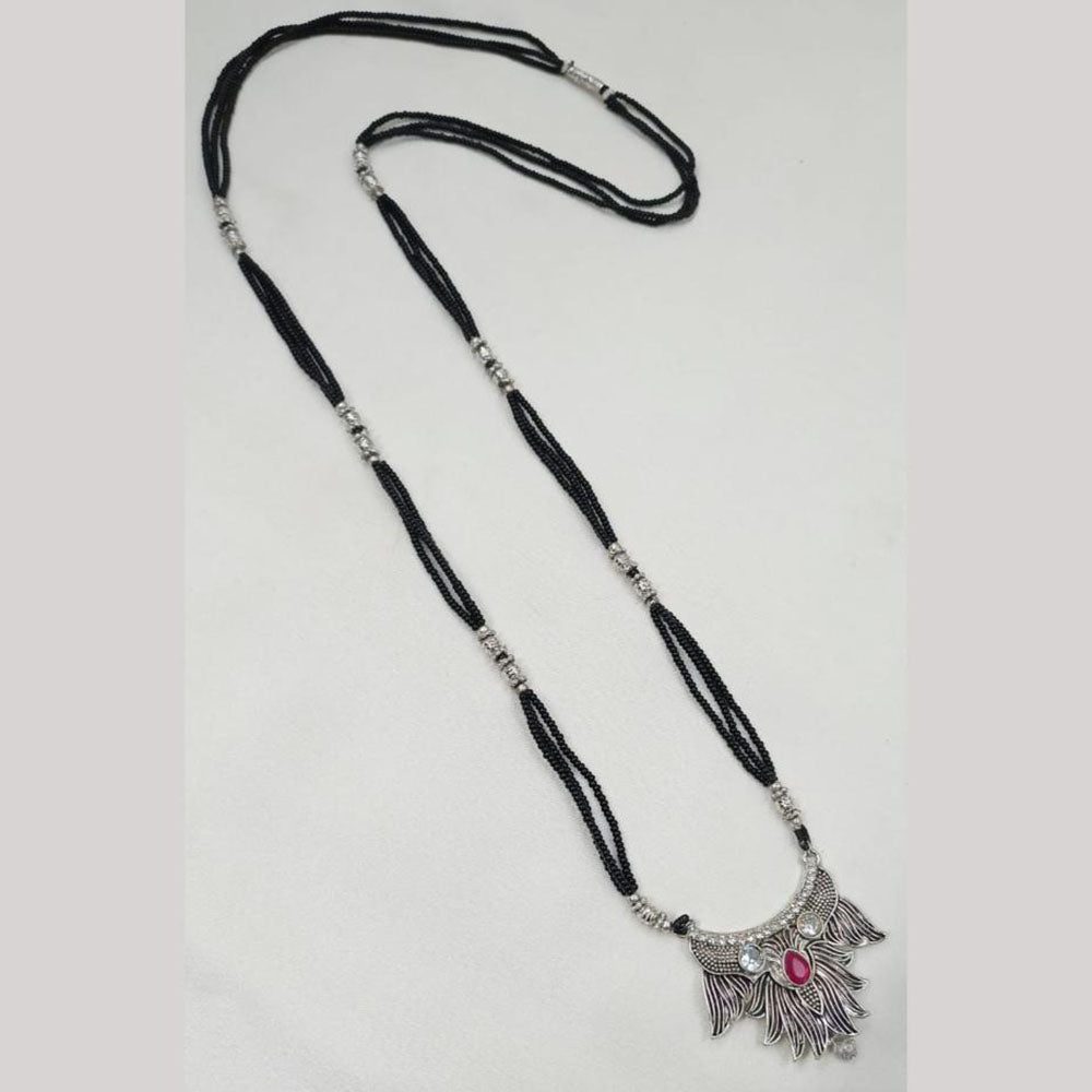 NAFJ Silver Plated Austrain Stone Mangalsutra
