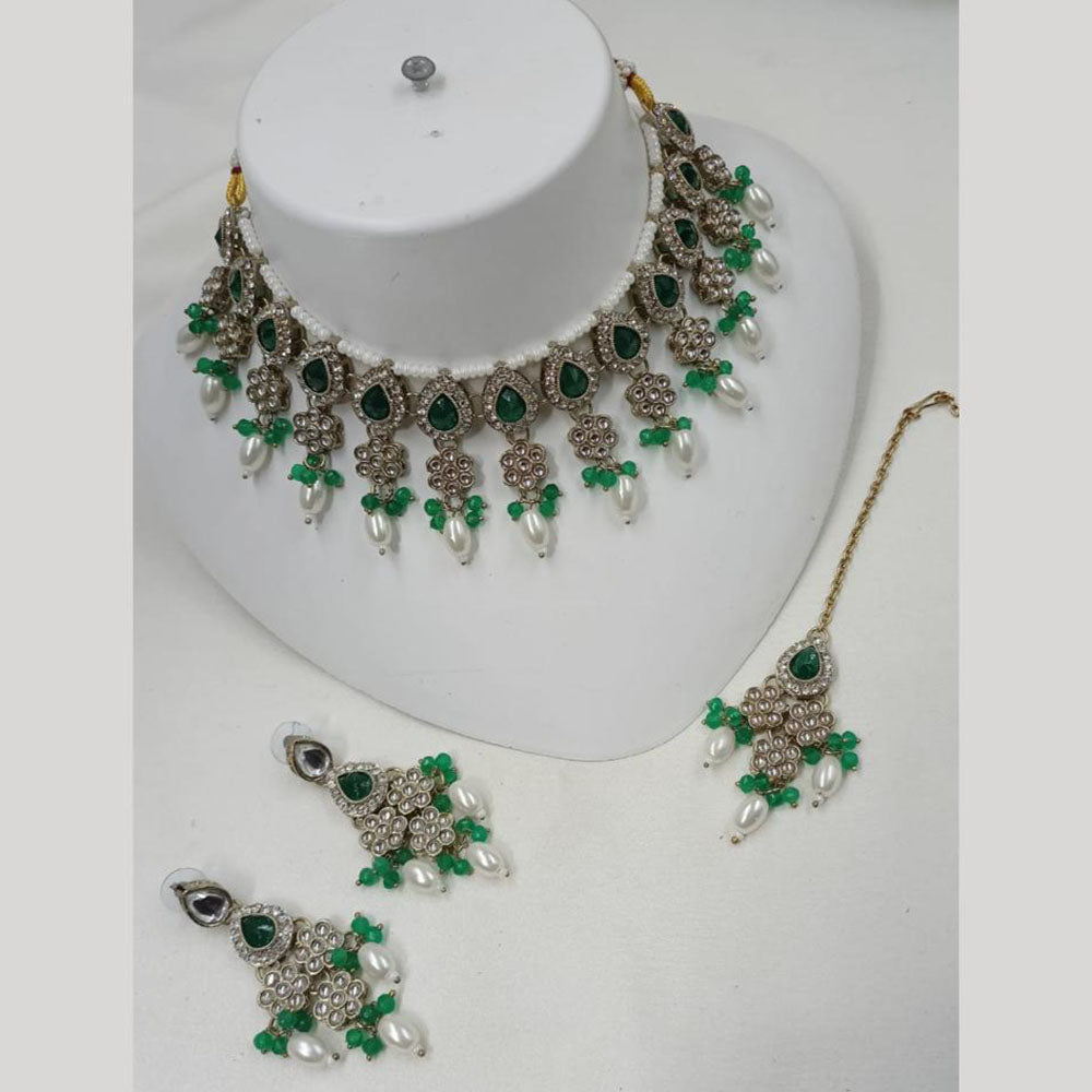 NAFJ Pota Stone Choker Necklace Set