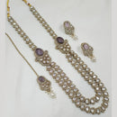 NAFJ Polki Kundan Long Necklace Set