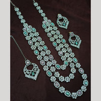 NAFJ Austrian Stone Long Necklace Set