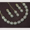 NAFJ Sparkling Crystal And Austrian Stone Designer Necklace Set