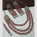NAFJ Sparkling Crystal And Austrian Stone Designer Necklace Set