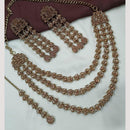 NAFJ Sparkling Crystal And Austrian Stone Designer Necklace Set