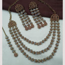 NAFJ Sparkling Crystal And Austrian Stone Designer Necklace Set