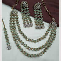 NAFJ Sparkling Crystal And Austrian Stone Designer Necklace Set