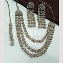 NAFJ Sparkling Crystal And Austrian Stone Designer Necklace Set