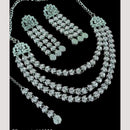 NAFJ Sparkling Crystal And Austrian Stone Designer Necklace Set
