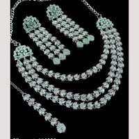NAFJ Sparkling Crystal And Austrian Stone Designer Necklace Set