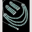 NAFJ Sparkling Crystal And Austrian Stone Designer Necklace Set