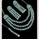 NAFJ Sparkling Crystal And Austrian Stone Designer Necklace Set