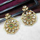 NAFJ Designer Kundan Pearl Beads Dangler Earrings for Women