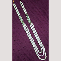 NAFJ Classic Beads And Austrian Stone Long Necklace for Men