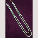 NAFJ Classic Beads And Austrian Stone Long Necklace for Men