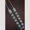 NAFJ Classic Beads And Austrian Stone Long Necklace for Men