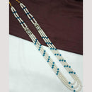 NAFJ Classic Beads And Austrian Stone Long Necklace for Men