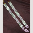 NAFJ Classic Beads And Austrian Stone Long Necklace for Men
