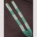 NAFJ Classic Beads And Austrian Stone Long Necklace for Men