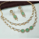 NAFJ Premium Polki Kundan Necklace Set