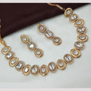 NAFJ Premium Polki Kundan Necklace Set